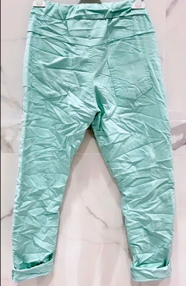 pantalon CLARA aqua