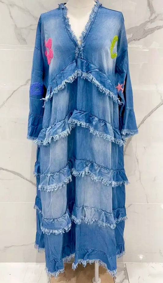 Robe jean used MAGGY
