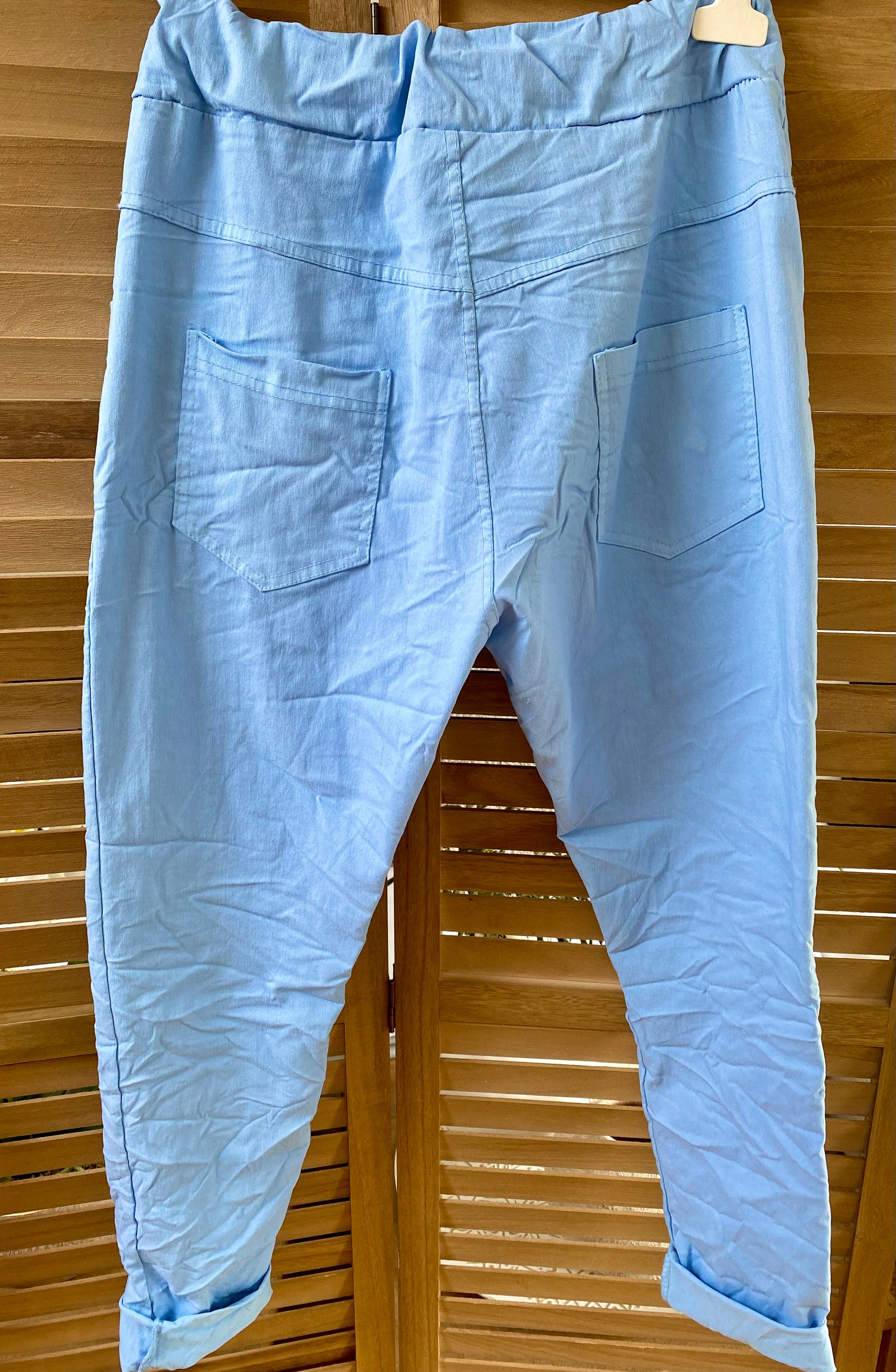 pantalon CLARA bleu ciel